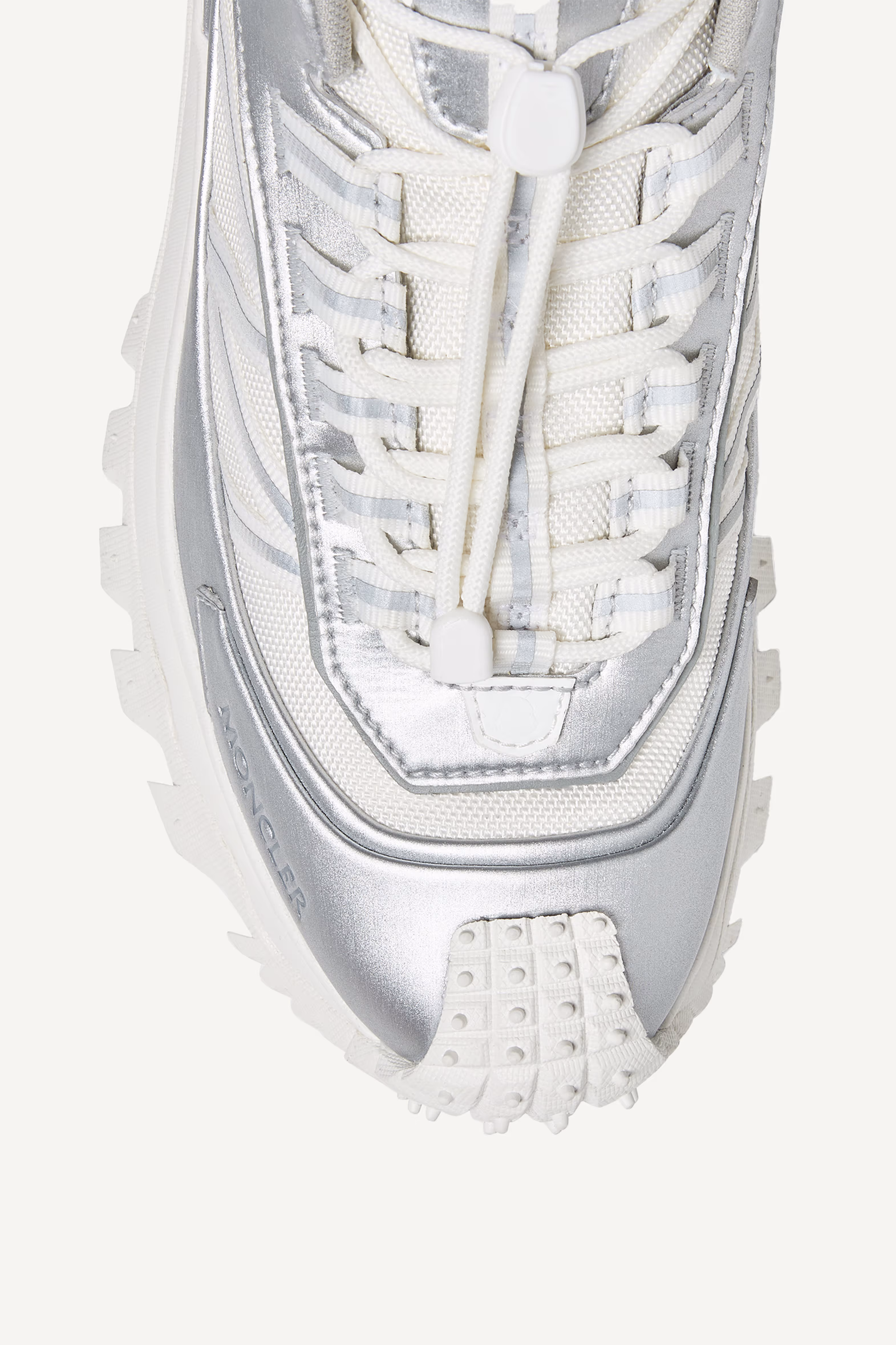 Trailgrip GTX Leather Sneakers Men Silver Moncler 3